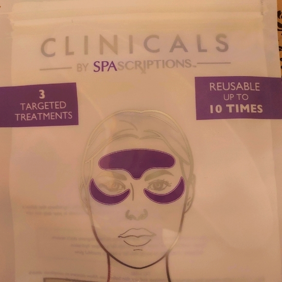 LAST LEFT! 10x Silicone Face Masks Anti-Wrinkles Youthful Glow Neck Cheeks Jowls - Picture 7 of 8